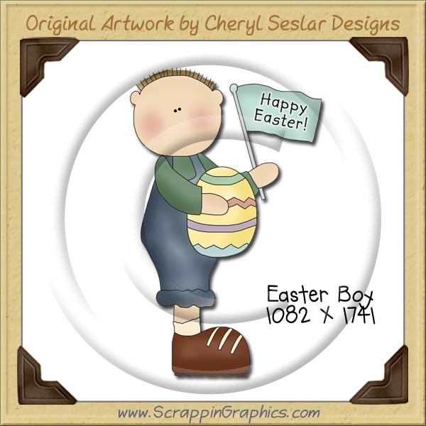 Easter Boy Single Graphics Clip Art Download - Click Image to Close