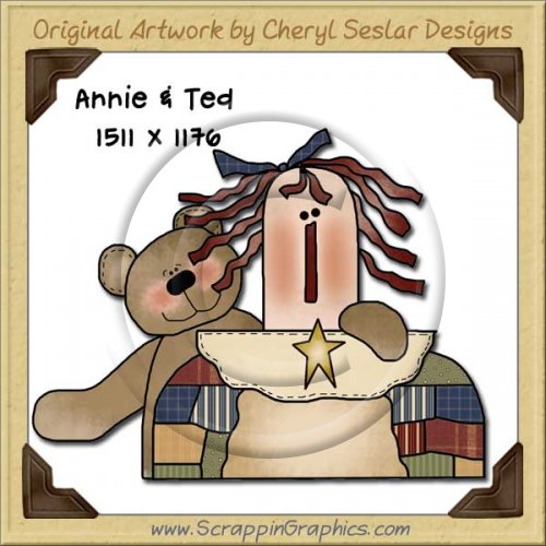 Annie & Ted Single Graphics Clip Art Download