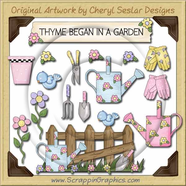 Whimsical Garden Collection Graphics Clip Art Download - Click Image to Close