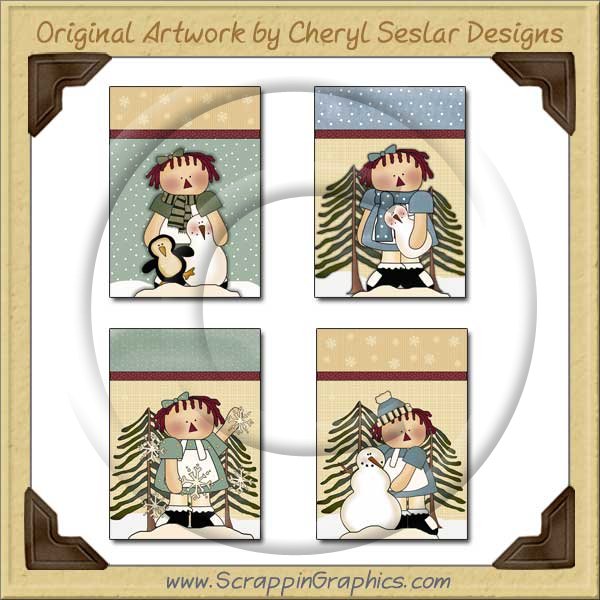 Winter Annie Cards Sampler Collection Printable Craft Download - Click Image to Close