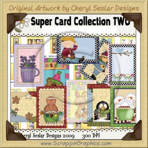 Super Card Sampler Collection Two Printable Craft Download