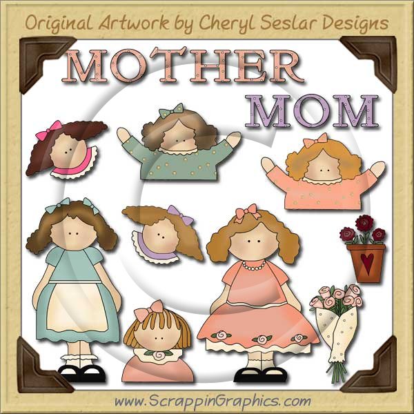 Just Mom Collection Graphics Clip Art Download - Click Image to Close