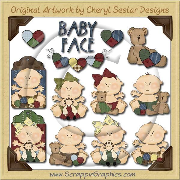 Homespun Babies Limited Pro Graphics Clip Art Download - Click Image to Close