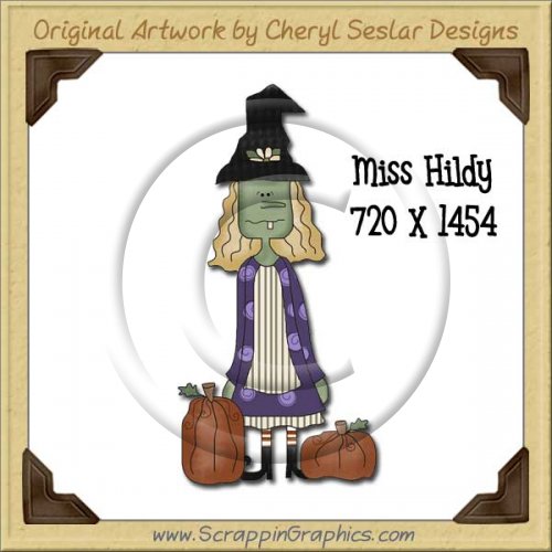Miss Hildy Single Graphics Clip Art Download