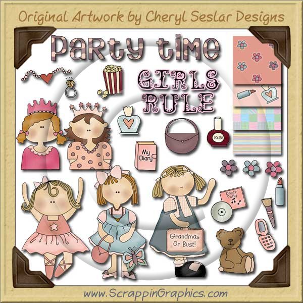 Girl's Rule Collection Graphics Clip Art Download - Click Image to Close