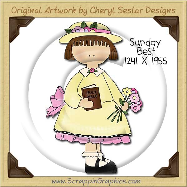 Sunday Best Single Clip Art Graphic Download - Click Image to Close