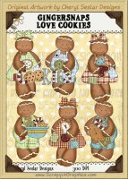 Ginger Snaps Loves Cookies Limited Pro Clip Art Graphics