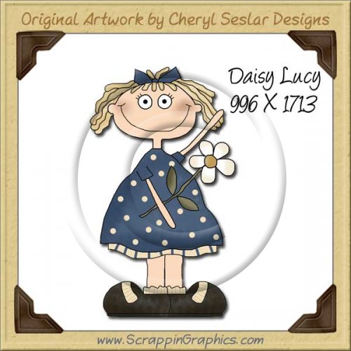 Daisy Lucy Single Graphics Clip Art Download