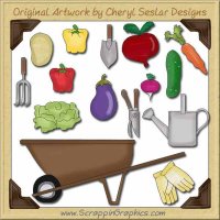 Grandpa's Garden Collection Graphics Clip Art Download