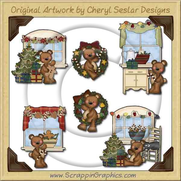 Raggedy Bears Deck The Halls Graphics Clip Art Download - Click Image to Close