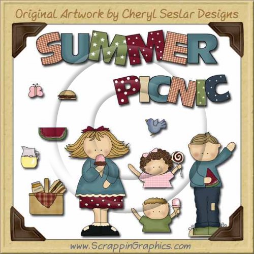 Picnic Fun Collection Graphics Clip Art Download