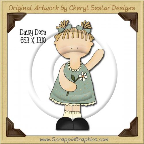 Daisy Doria Single Graphics Clip Art Download