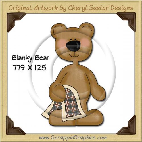 Blanky Bear Single Graphics Clip Art Download