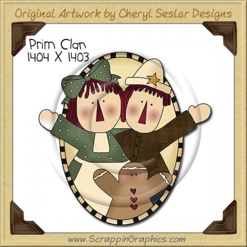 Prim Clan Single Clip Art Graphic Download