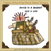 Annie In A Basket Single Graphics Clip Art Download