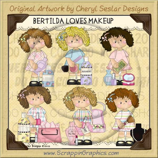 Bertilda Loves Makeup Limited Pro Clip Art Graphics - Click Image to Close