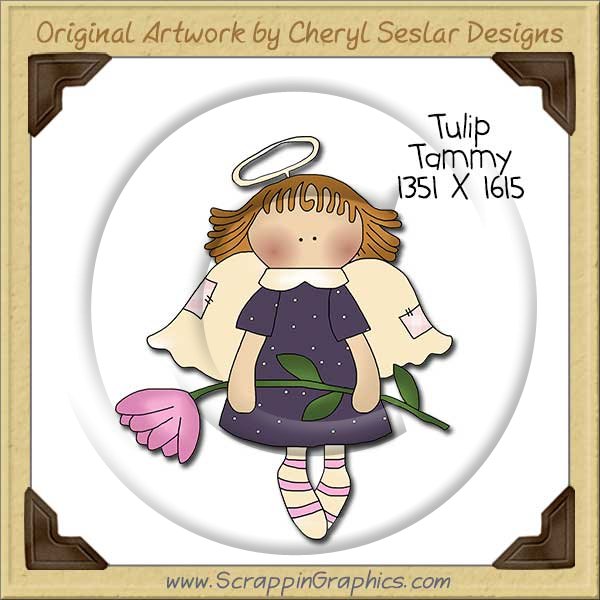 Tulip Tammy Single Clip Art Graphic Download - Click Image to Close