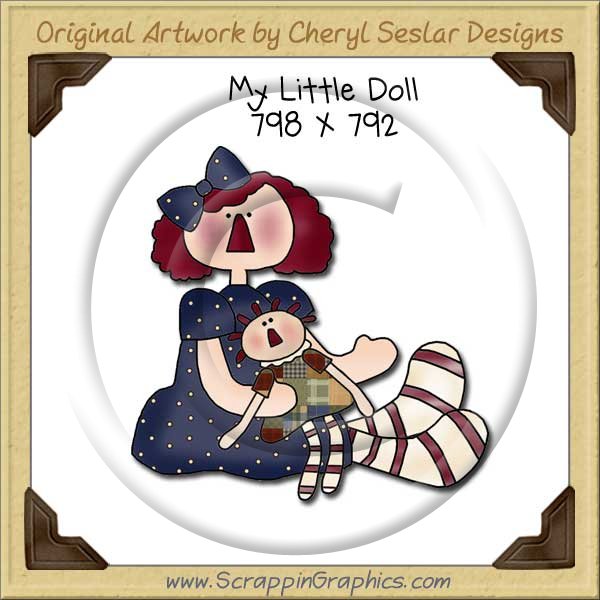 My Little Doll Single Graphics Clip Art Download - Click Image to Close