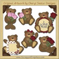 Love Bears Collection Graphics Clip Art Download
