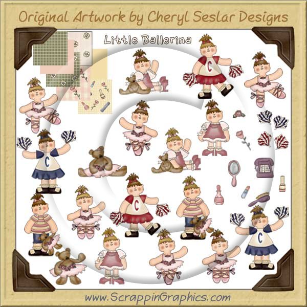 Sugar & Spice Little Girl Clip Art Download - Click Image to Close