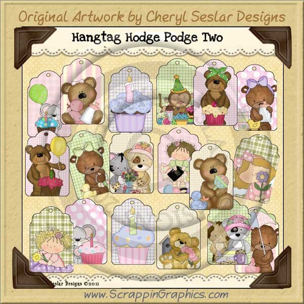 Hangtag Hodge Podge 2 Clip Art Graphics - Click Image to Close