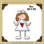 Nurse Single Graphics Clip Art Download