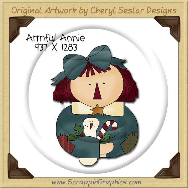 Armful Annie Single Clip Art Graphic Download - Click Image to Close