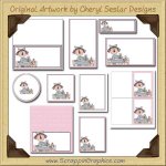 Shabby Annie Printable Pack Graphics Clip Art Download