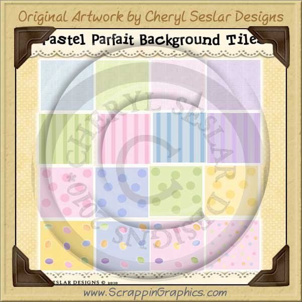 Pastel Parait Background Tiles Clip Art Graphics - Click Image to Close