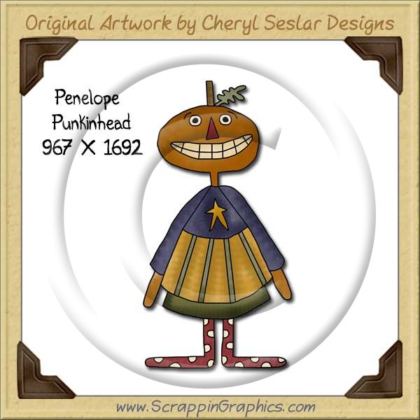 Penelope Punkinhead Single Graphics Clip Art Download - Click Image to Close