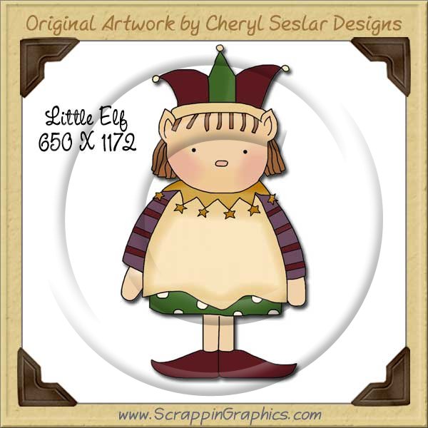 Little Elf Single Graphics Clip Art Download - Click Image to Close