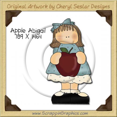 Apple Abigail Single Clip Art Graphic Download