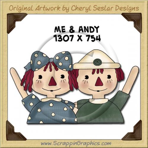 Me & Andy Single Graphics Clip Art Download
