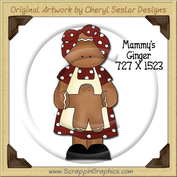 Mammy's Ginger Single Graphics Clip Art Download - Click Image to Close