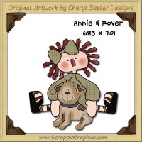 Annie & Rover Single Graphics Clip Art Download