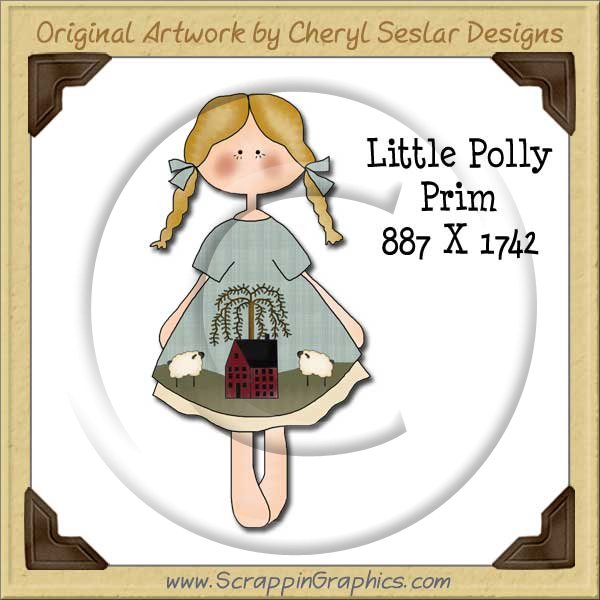 Little Polly Prim Single Graphics Clip Art Download - Click Image to Close