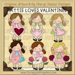 Hattie Loves Valentines Limited Pro Clip Art Graphics
