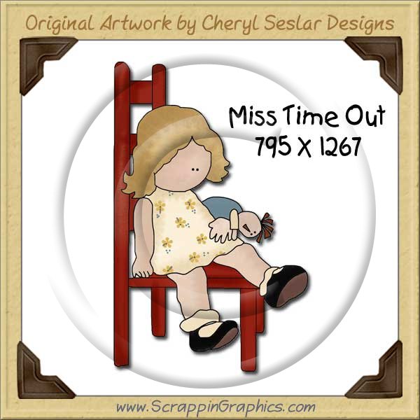 Miss Time Out Single Graphics Clip Art Download - Click Image to Close
