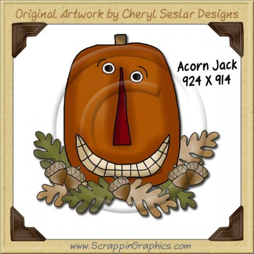 Acorn Jack Single Graphics Clip Art Download