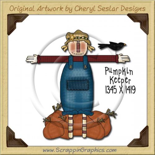 Pumpkin Keeper Single Graphics Clip Art Download