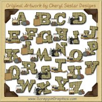 Sew True Alphabet & Numbers Clip Art Download