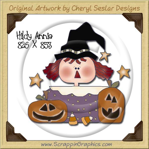 Hildy Annie Single Graphics Clip Art Download - Click Image to Close