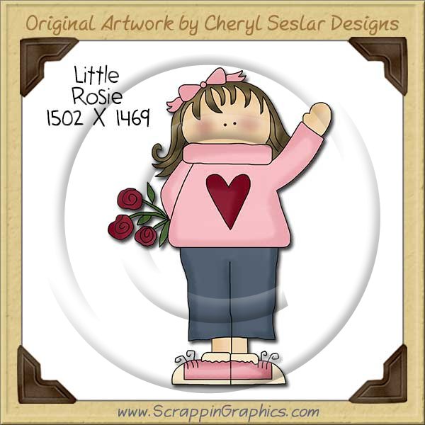Little Rosie Single Clip Art Graphic Download - Click Image to Close