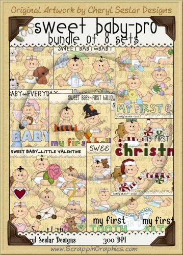Sweet Baby Bundle Limited Pro Clip Art Graphics Collection