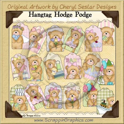 Hangtag Hodge Podge 1 Clip Art Graphics