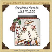 Christmas Treats Single Graphics Clip Art Download