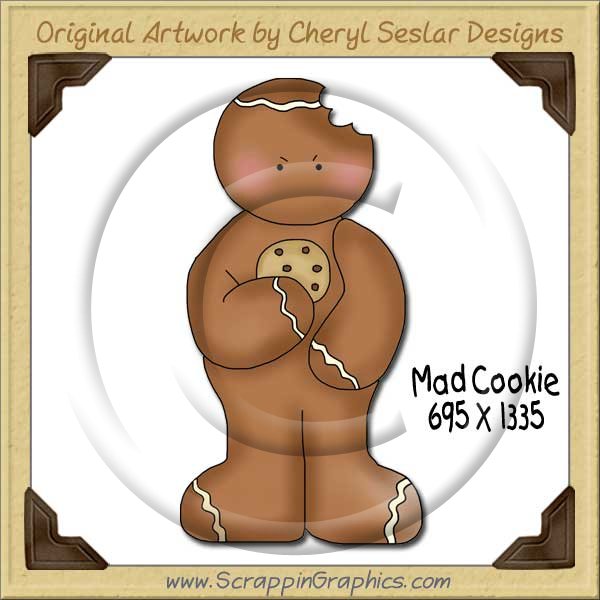 Mad Cookie Single Graphics Clip Art Download - Click Image to Close
