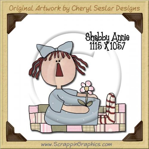 Shabby Annie Single Graphics Clip Art Download