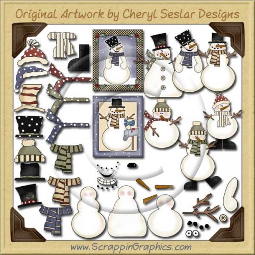 Design A Snowman Graphics Clip Art Download