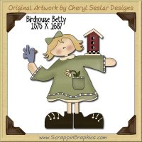 Birdhouse Betty Single Graphics Clip Art Download